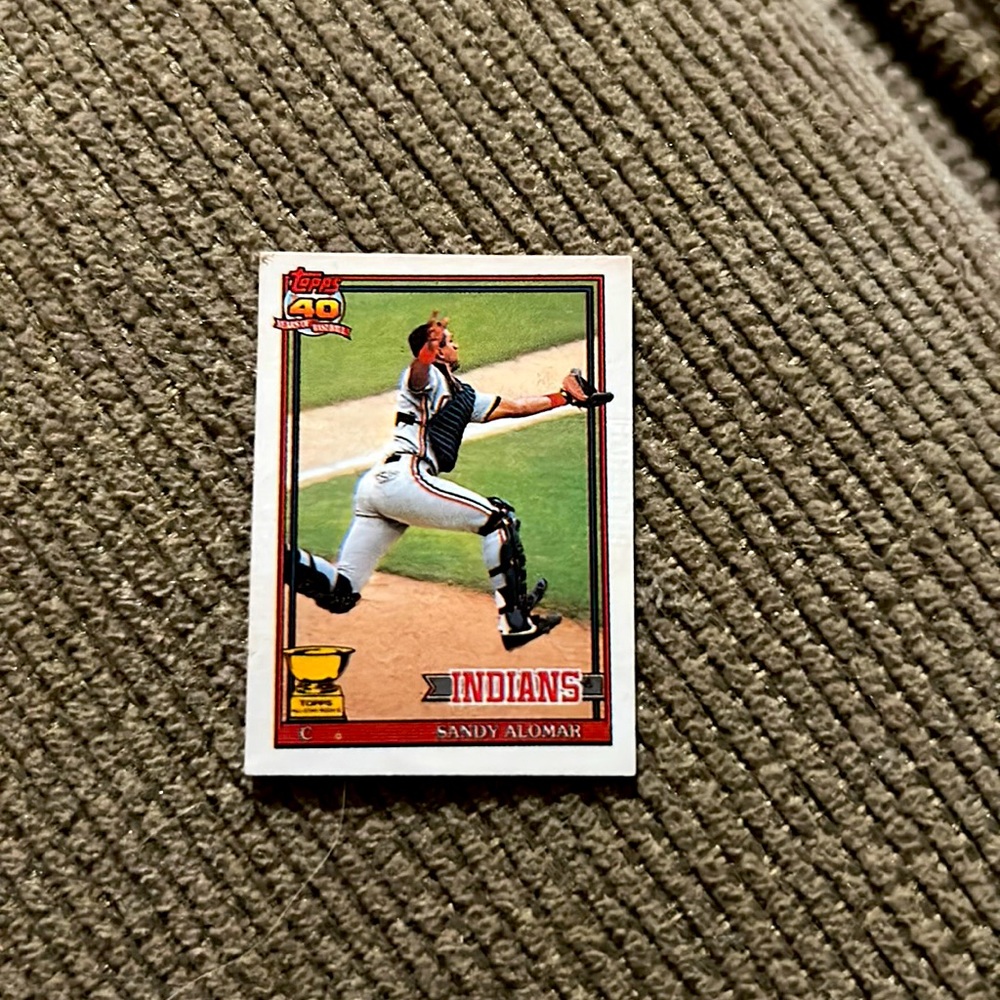 Mini baseball card